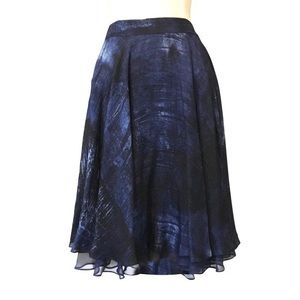 Like New! RL Black Label Silk Circle Skirt